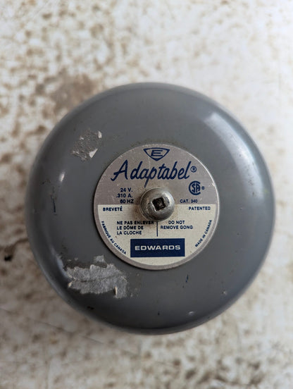 Vintage Edwards Adaptablel 24VAC Alarm Bell - Works