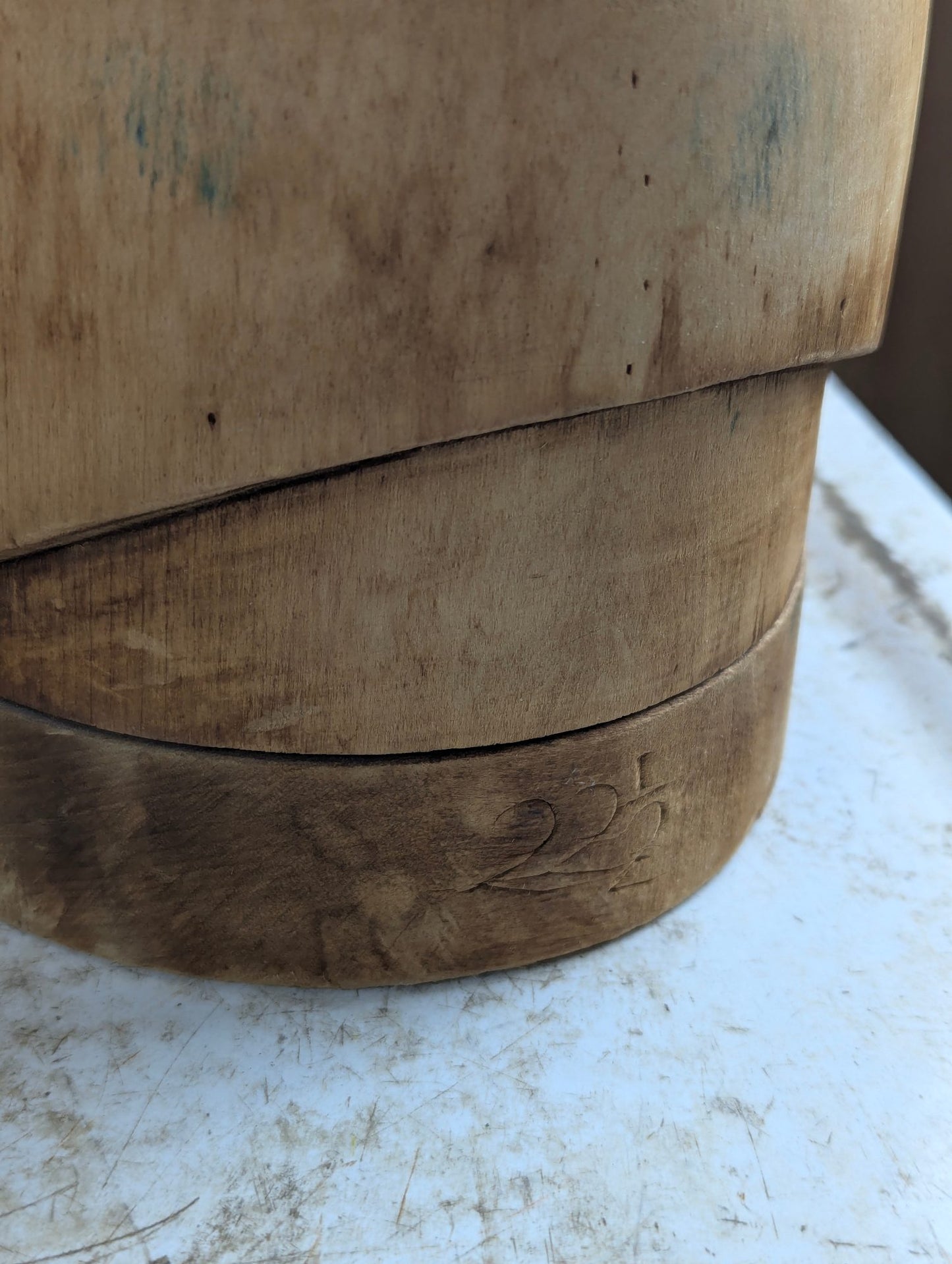 Vintage Millinery Wood Hat Block Size 22.5
