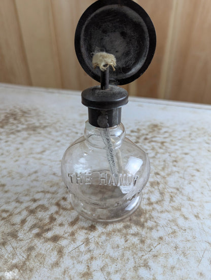 Vintage 'The Handy Night Lamp' Oil Lamp