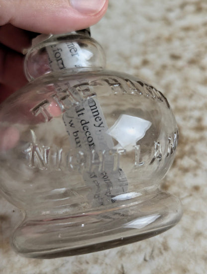 Vintage 'The Handy Night Lamp' Oil Lamp