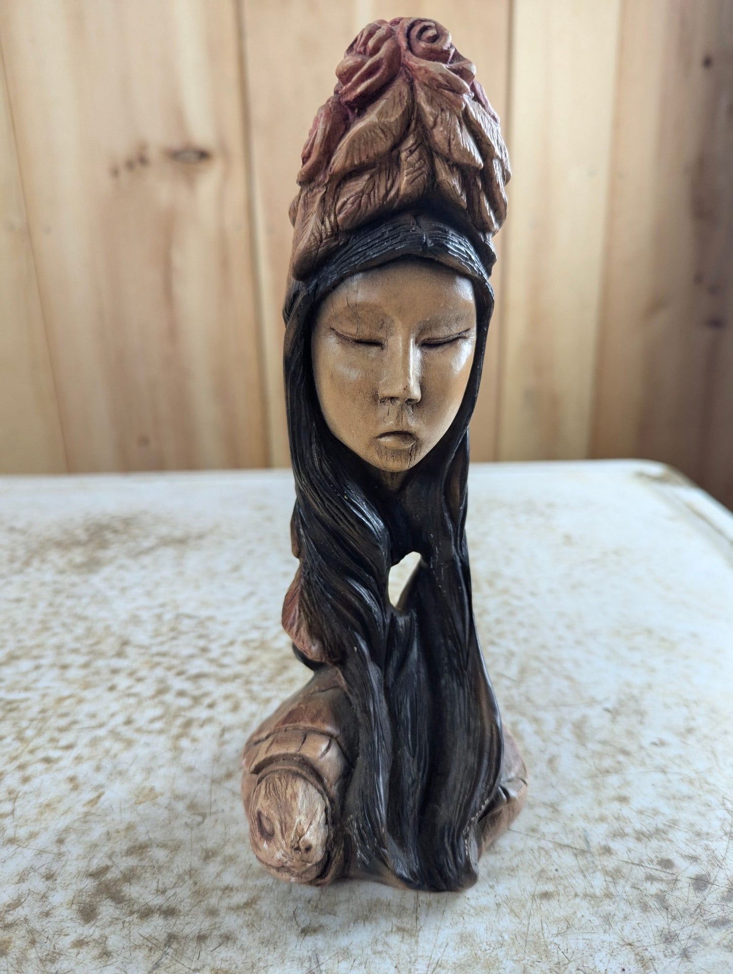 Thomas B. Maracle Resin Sculpture