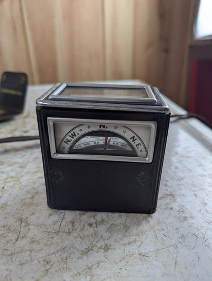 1950s Aqua Survey Instrument Co. Magnetic Locator in Leather Case