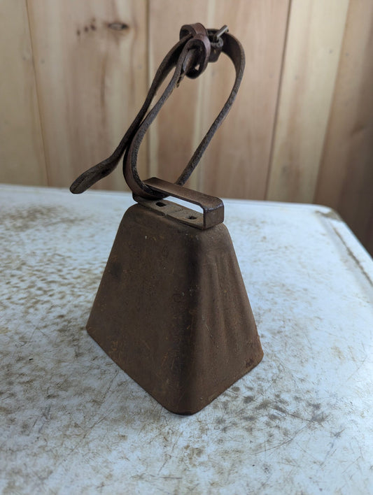 Vintage Cow Bell with Strap