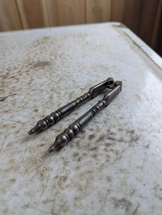 19th Century Victorian Reversible Metal Nut Cracker