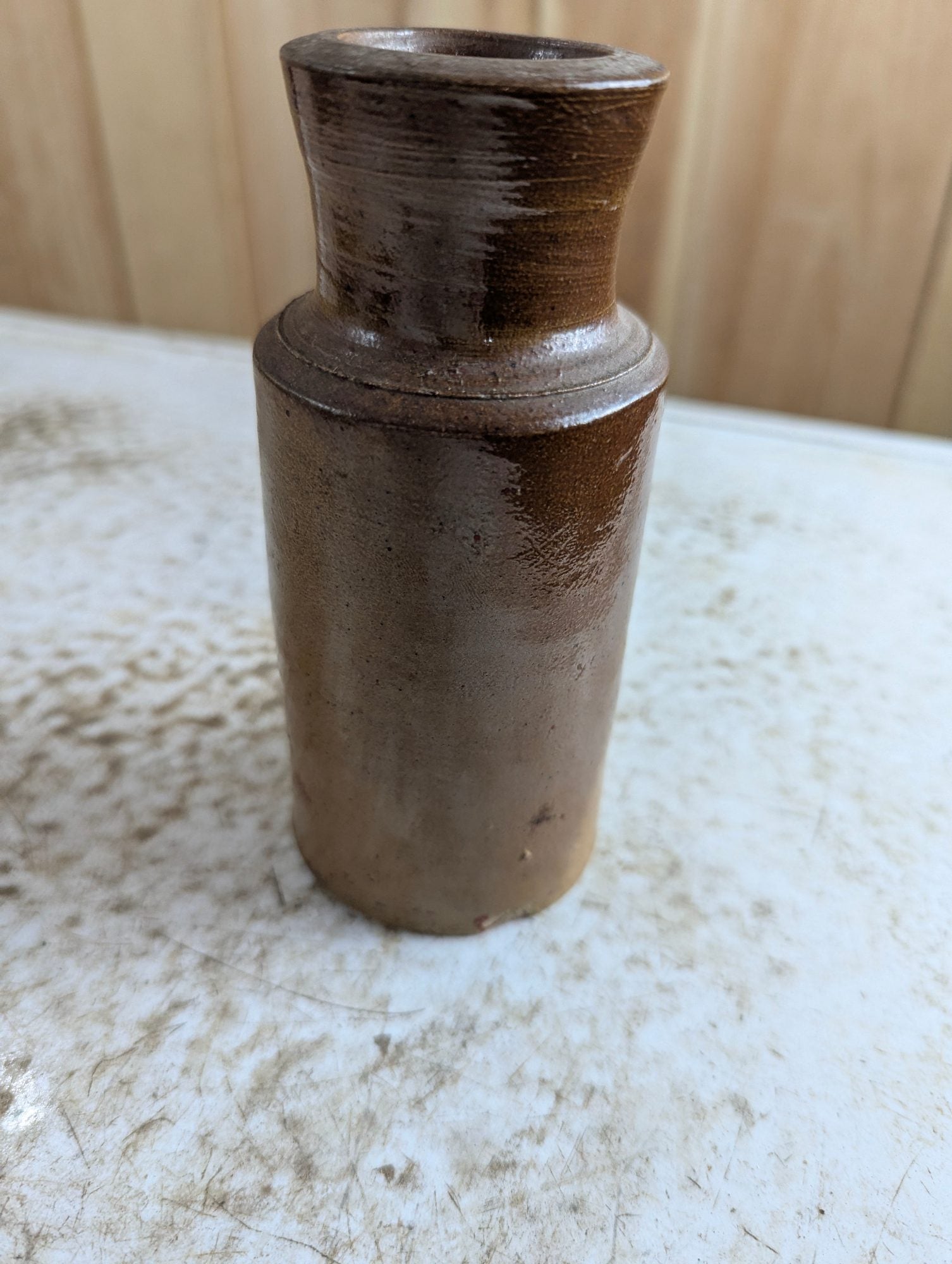 6.5" Tall Stoneware Bottle