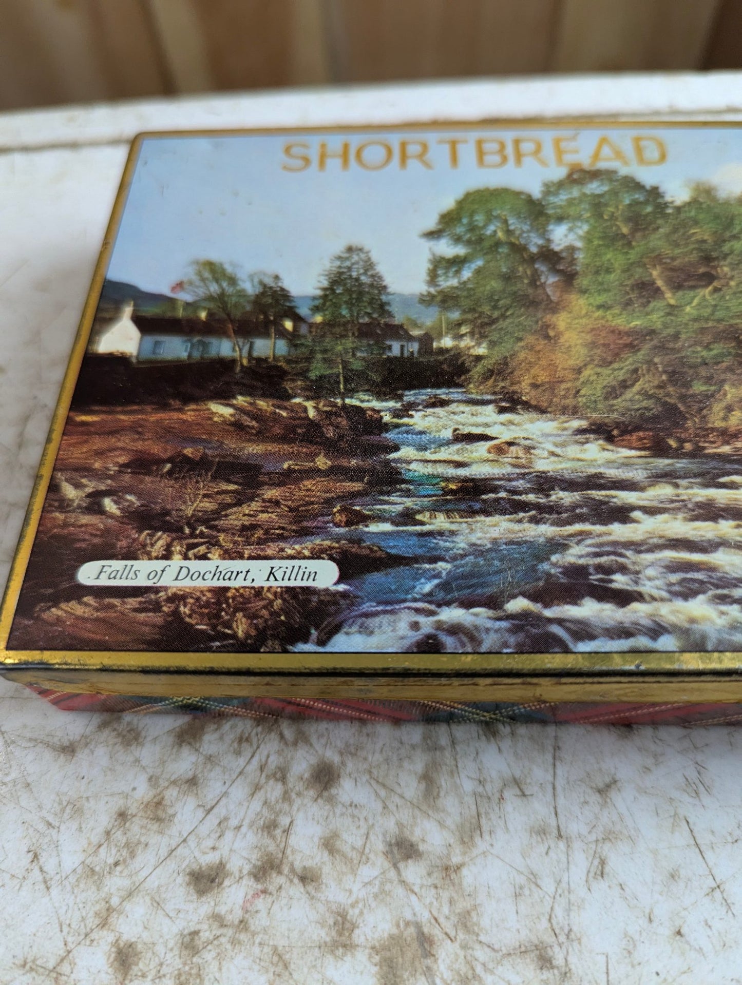 Vintage Andrew G. Kidd Shortbread Fingers Tin