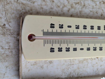 Vintage Plastic Home Hardware Thermometer