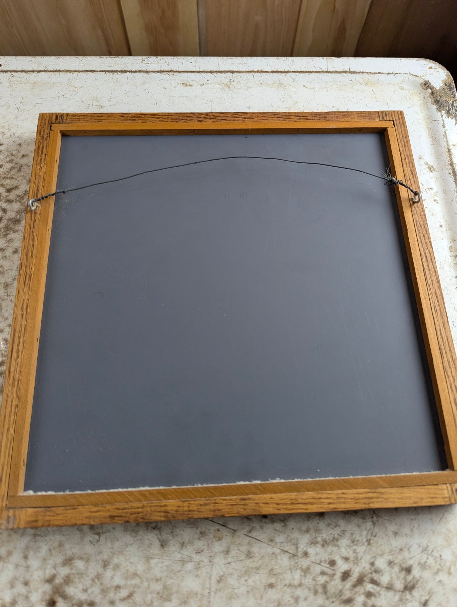 12" x 12" Wood Framed Square Mirror