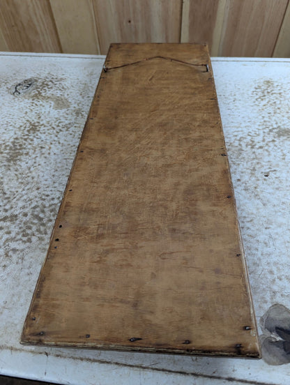 24" x 9" Wood Framed Bevelled Mirror
