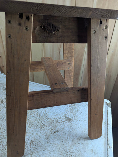 Handmade19.5" Wood Stool