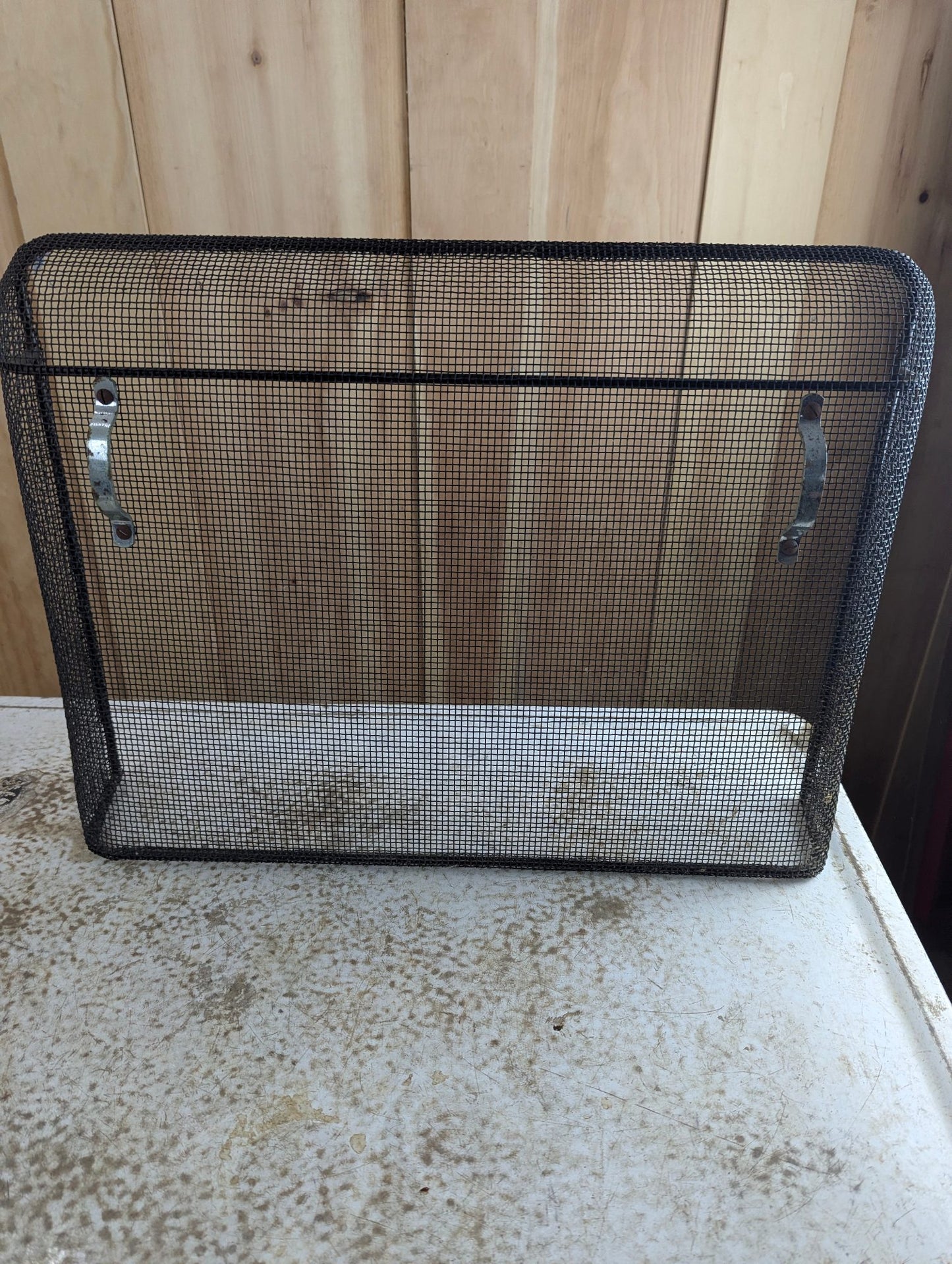 Metal Fireplace Screen 23" x 17"