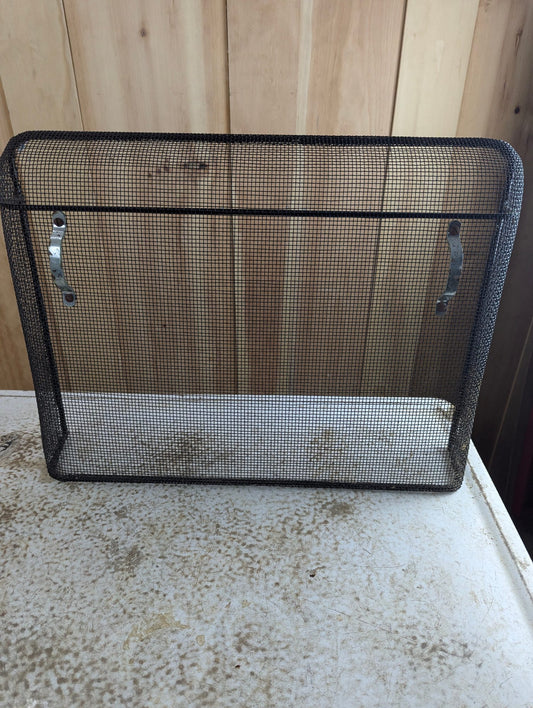 Metal Fireplace Screen 23" x 17"