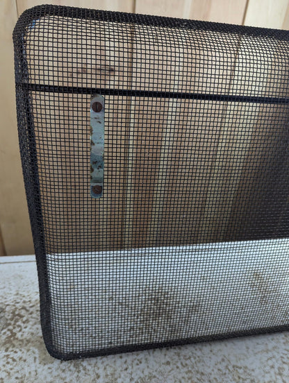 Metal Fireplace Screen 23" x 17"
