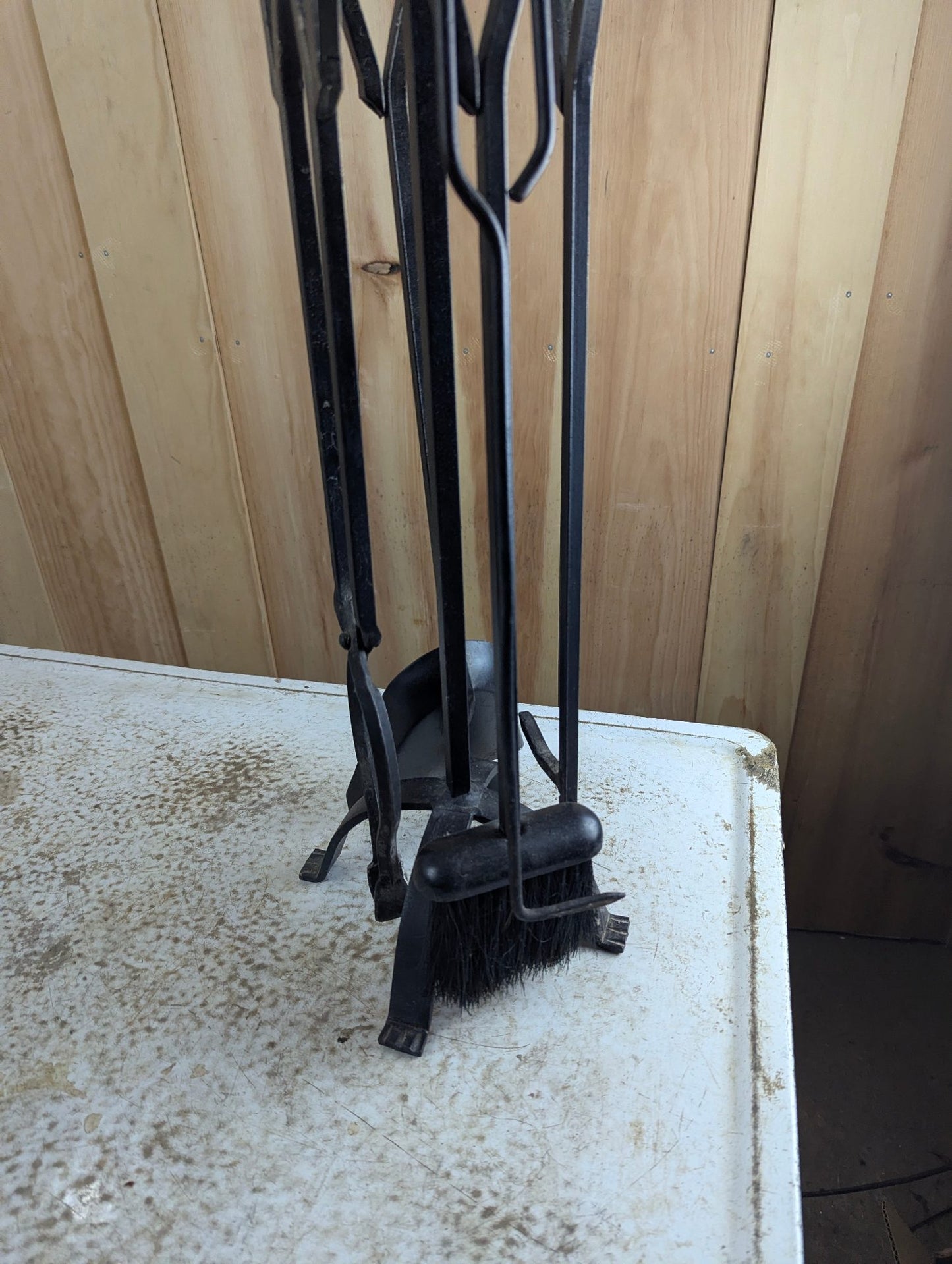 Iron Fireplace Tool Set