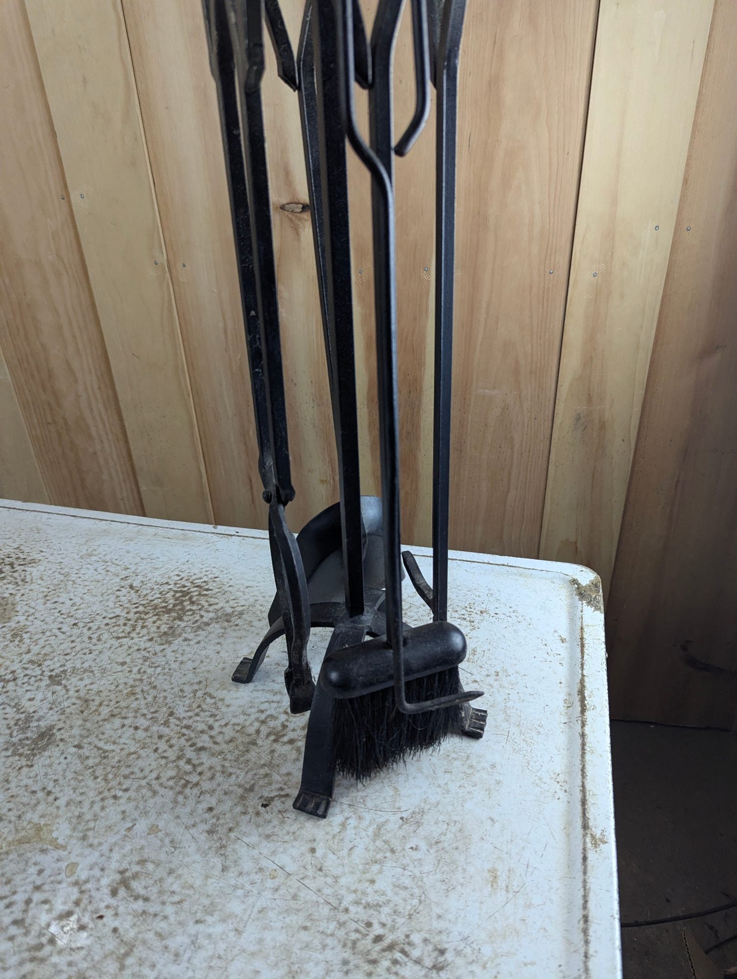 Iron Fireplace Tool Set