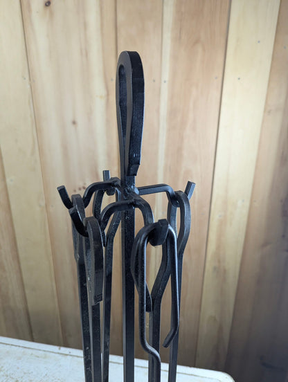 Iron Fireplace Tool Set