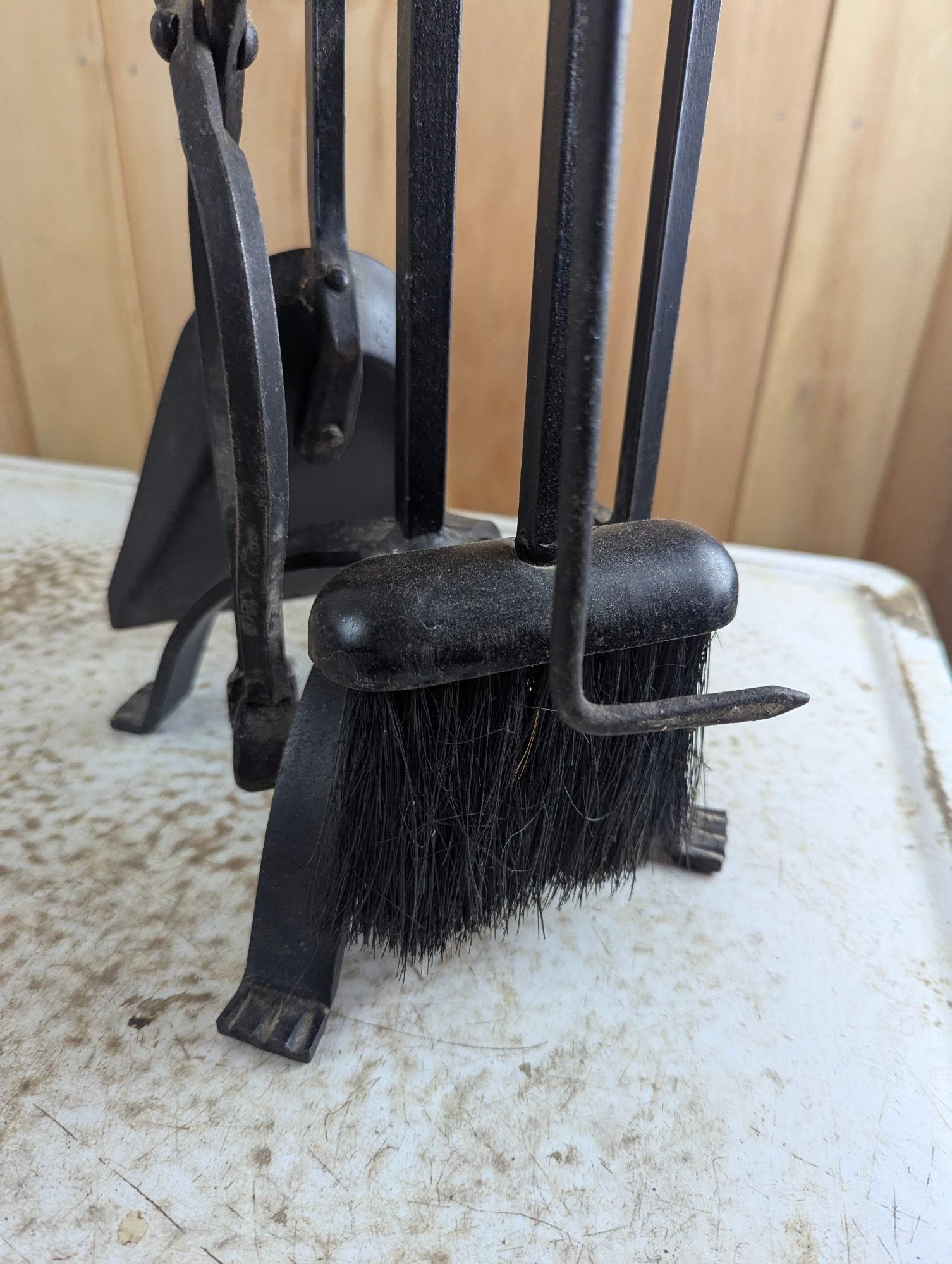 Iron Fireplace Tool Set