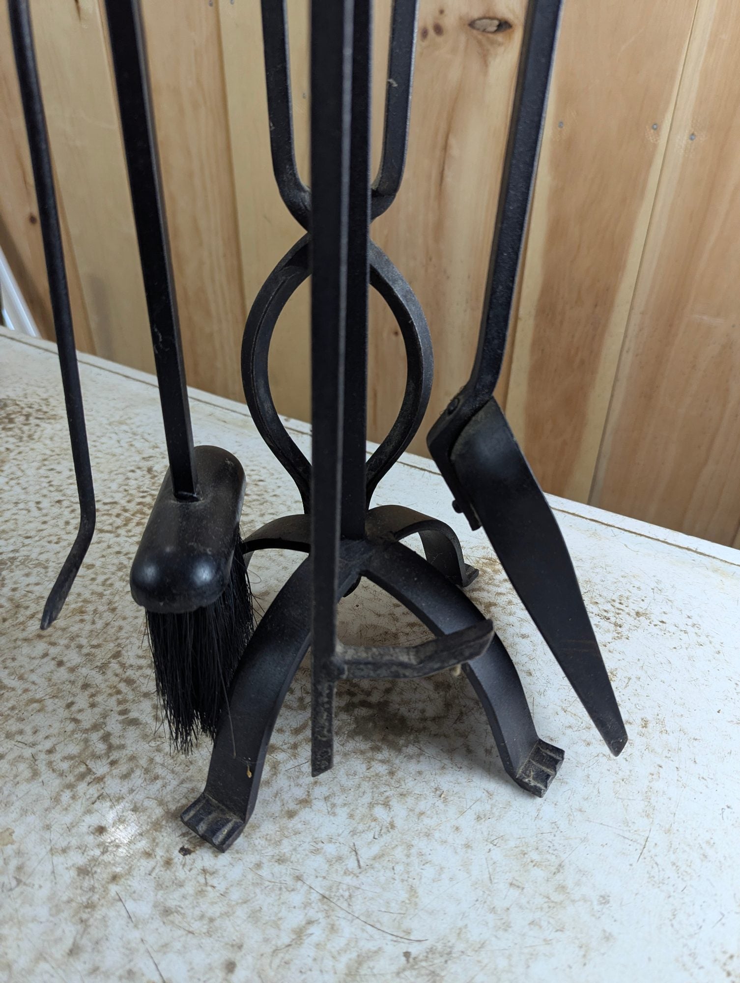 Iron Fireplace Tool Set