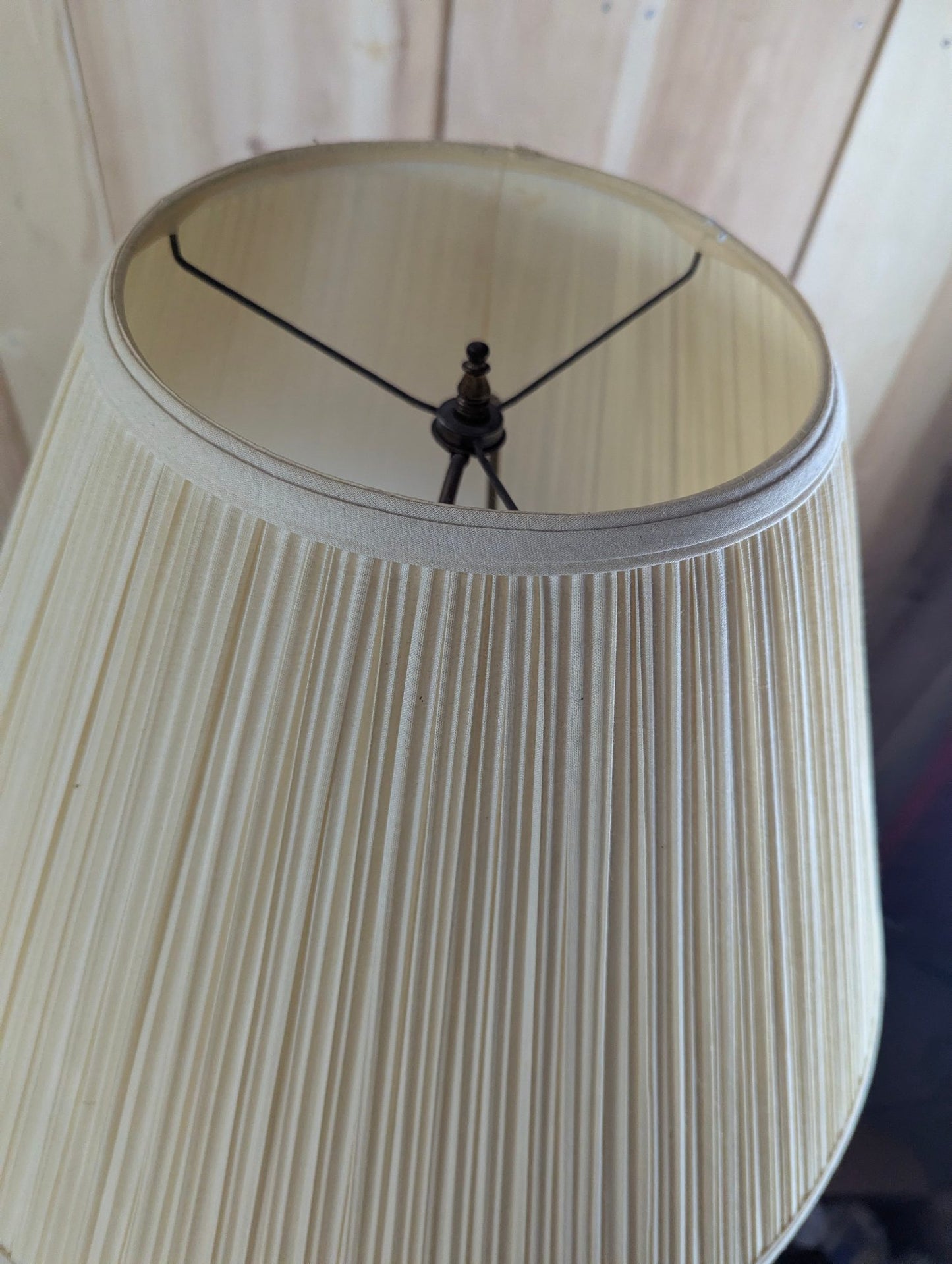 Vintage 32" Tall Brass Table Lamp