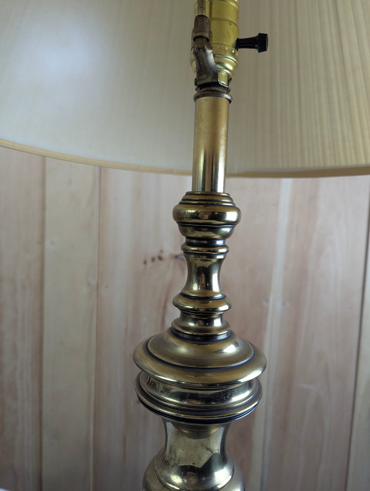 Vintage 32" Tall Brass Table Lamp