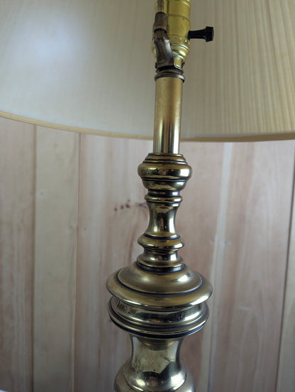 Vintage 32" Tall Brass Table Lamp