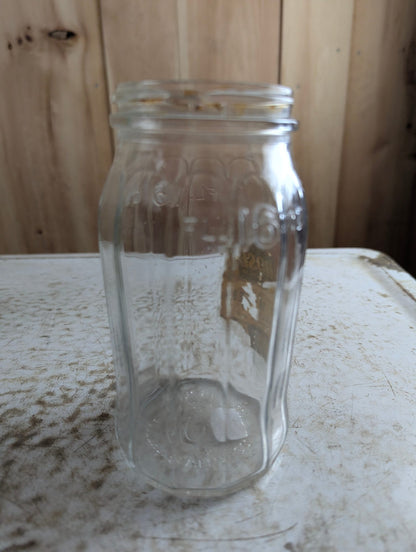 1940s 16 oz Rose Brand Sweet Mix Pickles Jar