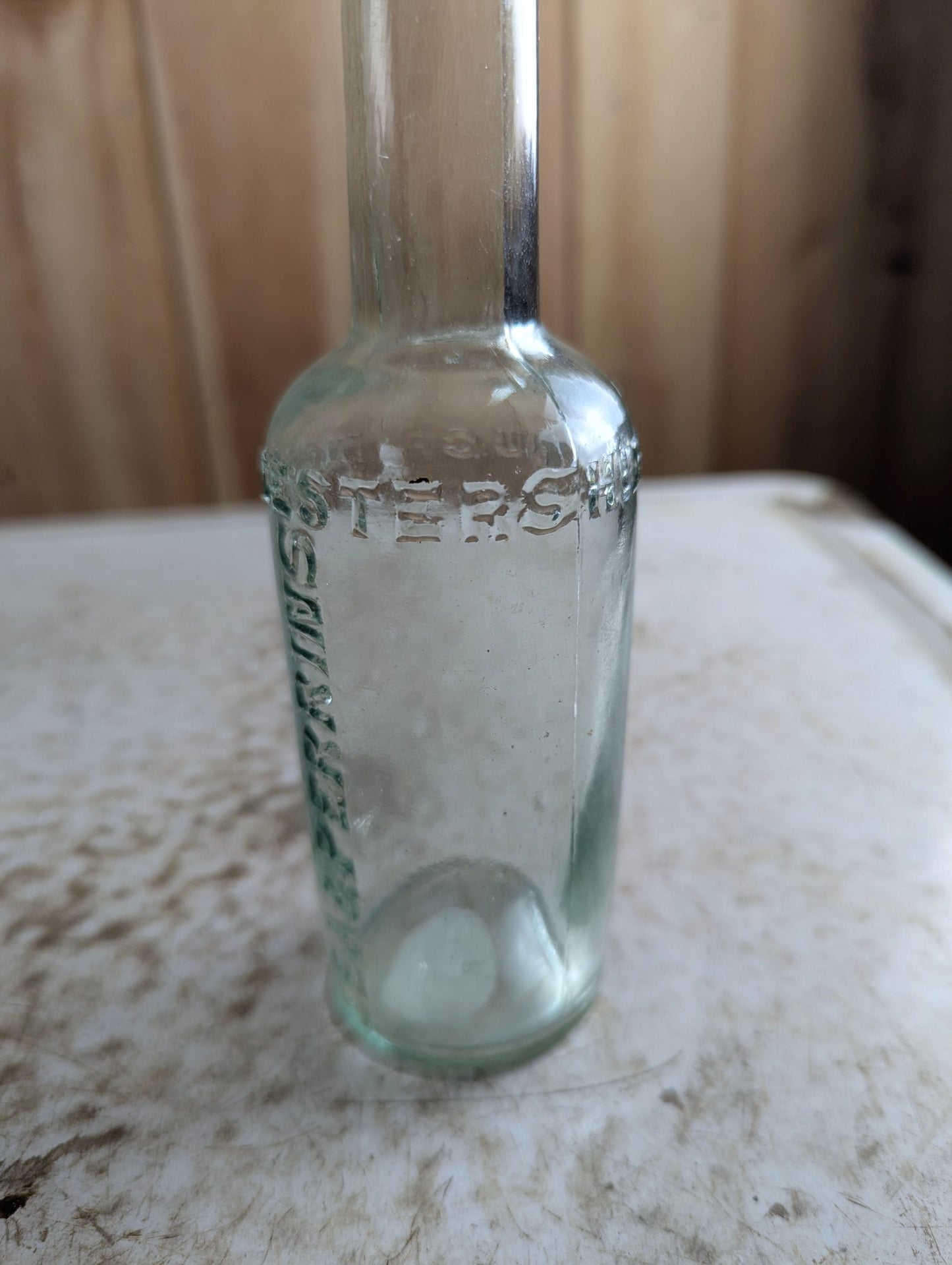Antique Lea & Perrins Worcestershire Sauce Bottle