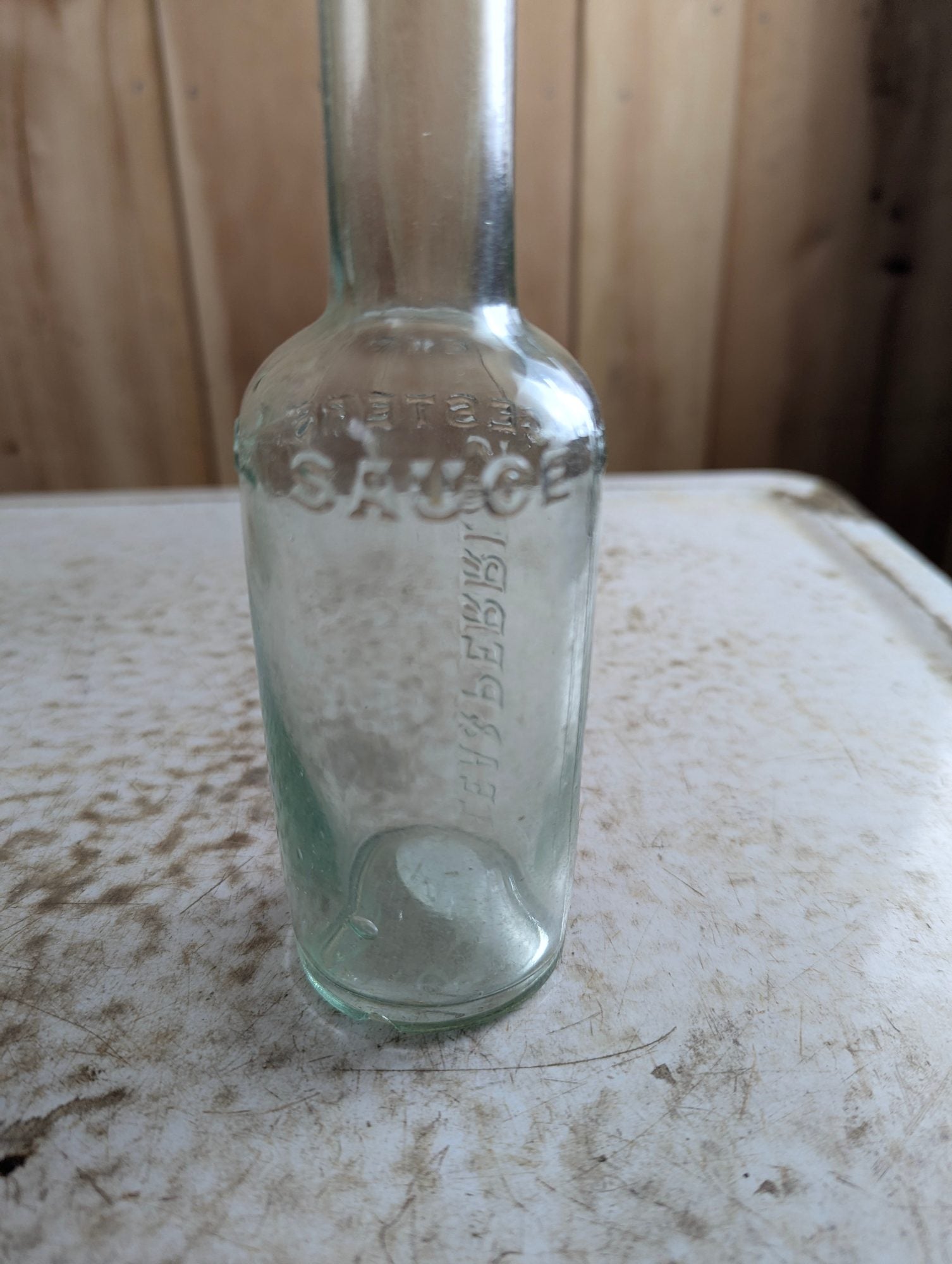 Antique Lea & Perrins Worcestershire Sauce Bottle