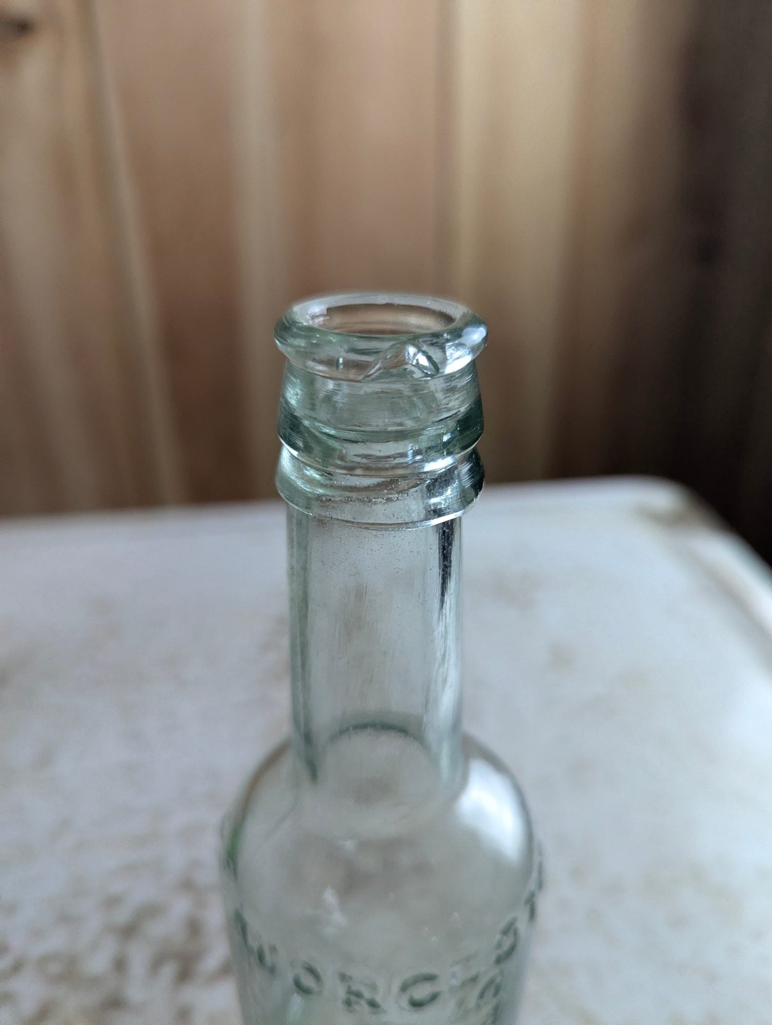 Antique Lea & Perrins Worcestershire Sauce Bottle