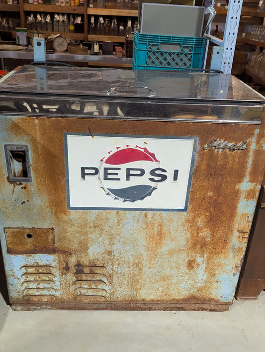 Vintage Ideal Pepsi-Cola Cooler - No Slider or Coin Mechanism