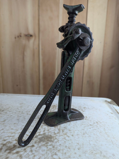 Antique Cast Iron Auto Specialties SJ10 Screw Jack