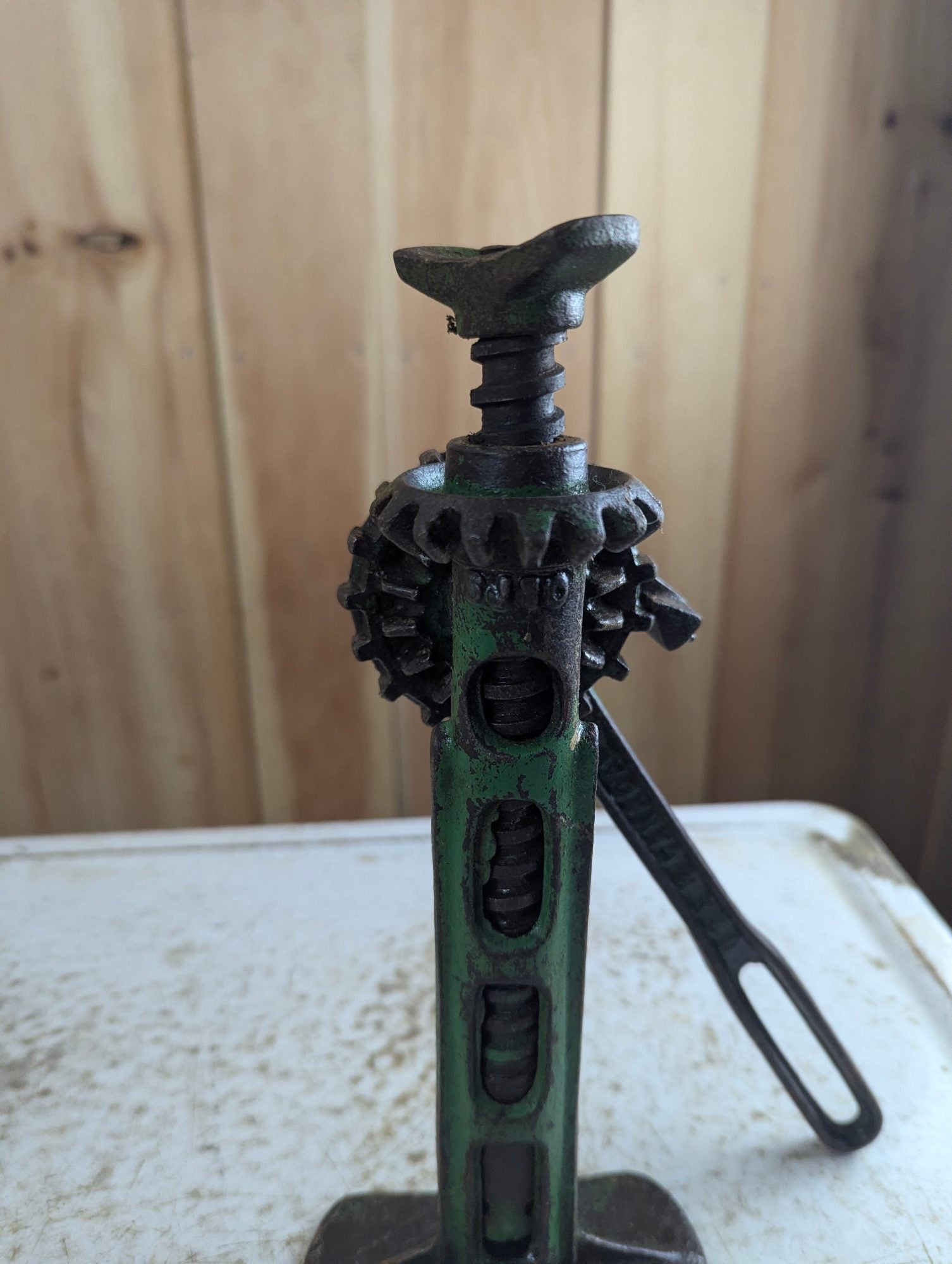 Antique Cast Iron Auto Specialties SJ10 Screw Jack