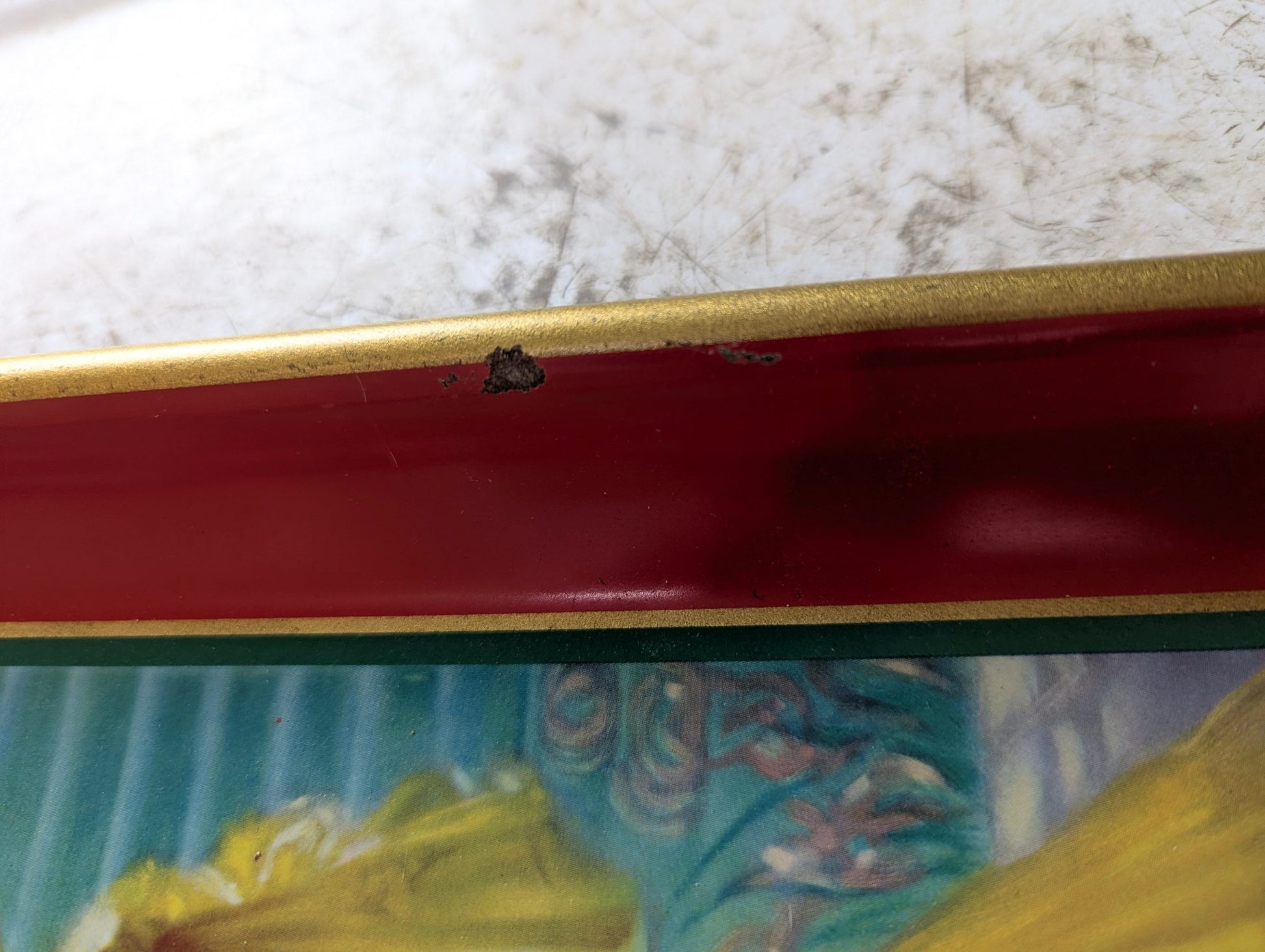 1938 French Canadian "Girl at Shade" Coca-Cola Tray