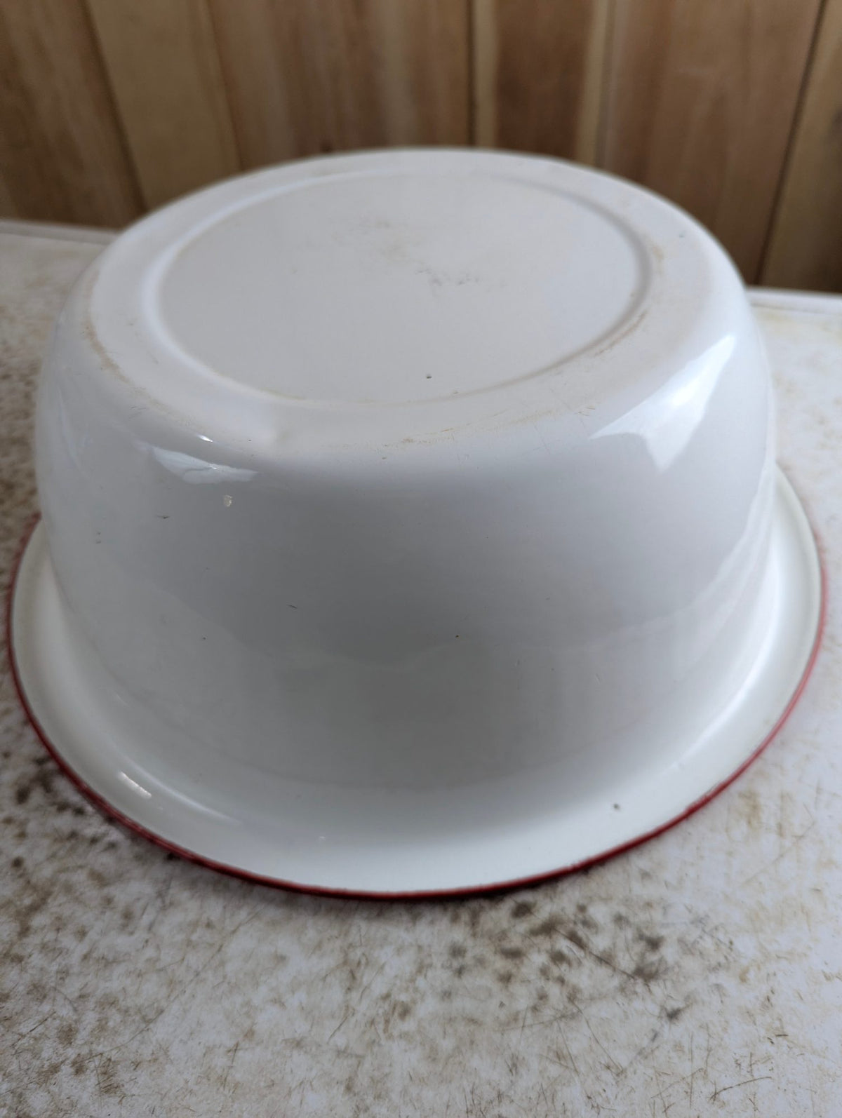 Vintage 14" Enamel Wash Basin