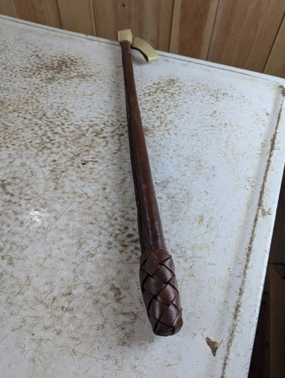 Vintage RCMP Braided Leather Riding Crop