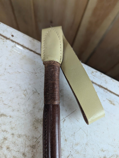 Vintage RCMP Braided Leather Riding Crop