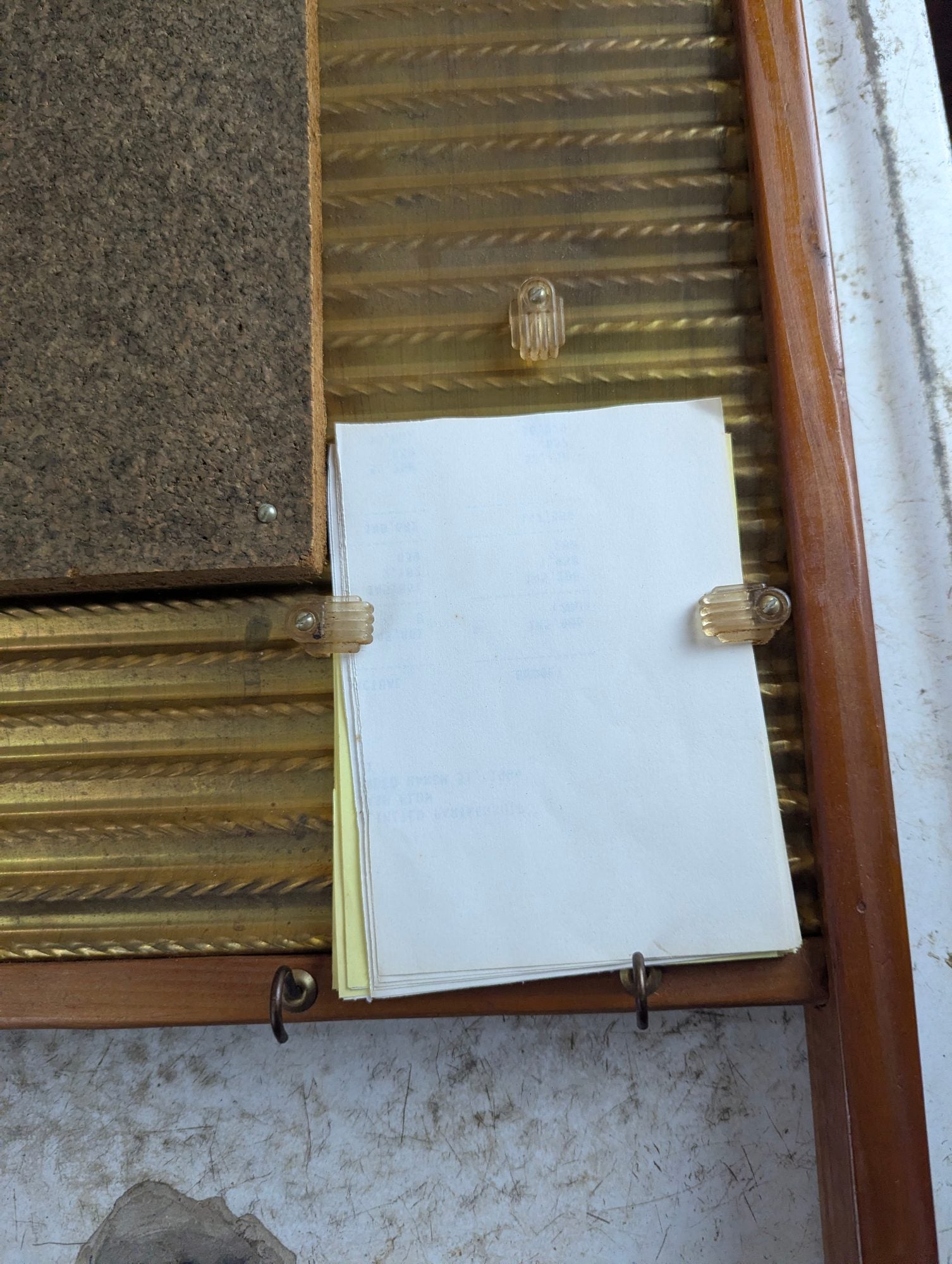 Repurposed Skeena Mountain washboard Noteboard