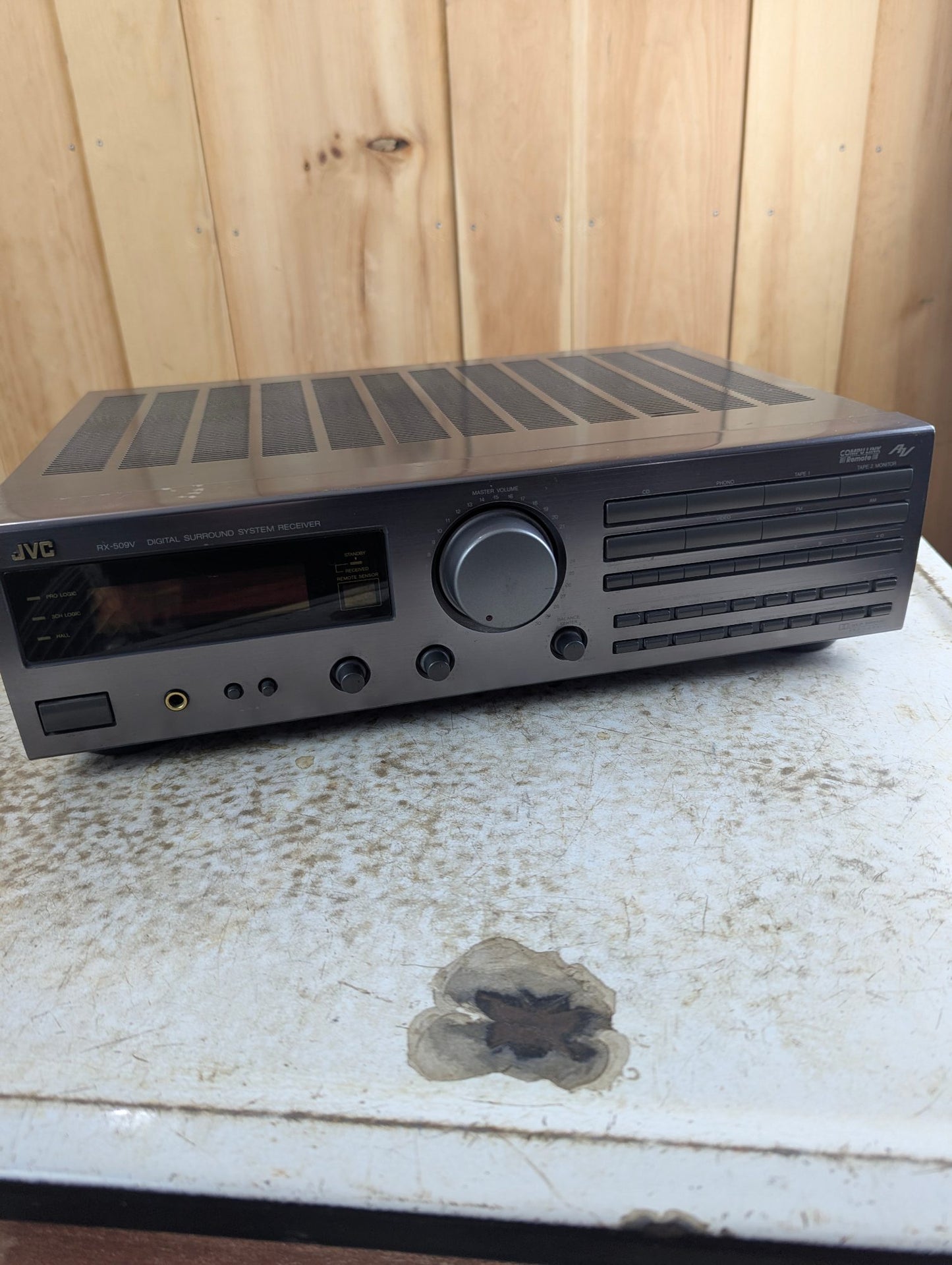 JVC RX-509V Digital Surround Receiver with Phono Input - Tested and Working