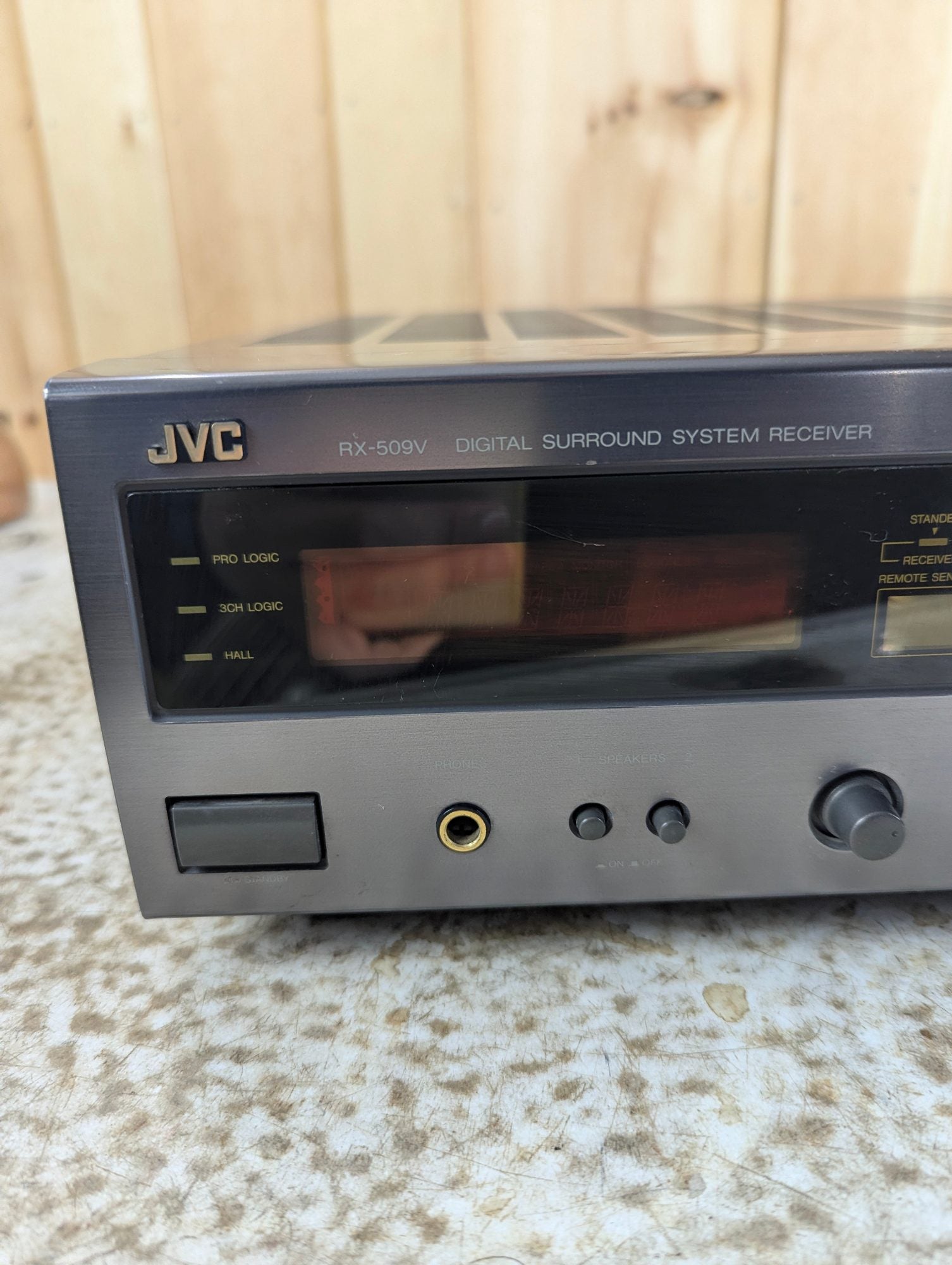 JVC RX-509V Digital Surround Receiver with Phono Input - Tested and Working