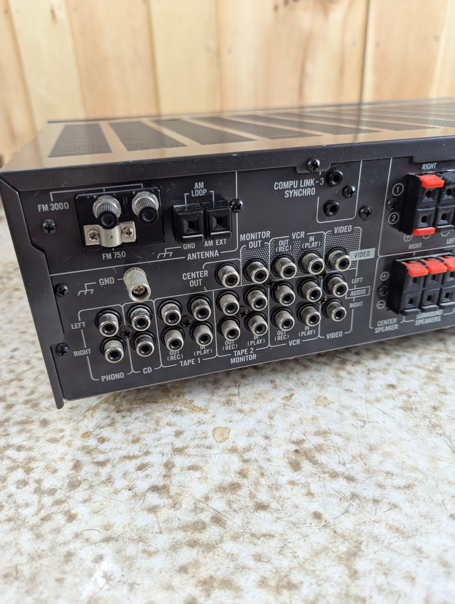 JVC RX-509V Digital Surround Receiver with Phono Input - Tested and Working