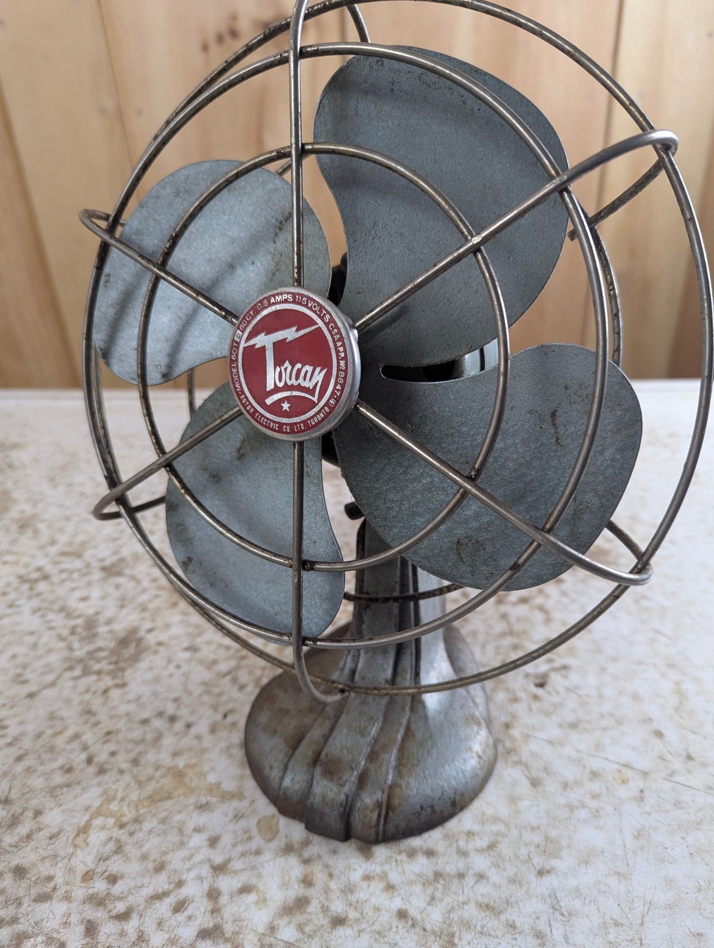 1950s Torcan 60T Desk Fan
