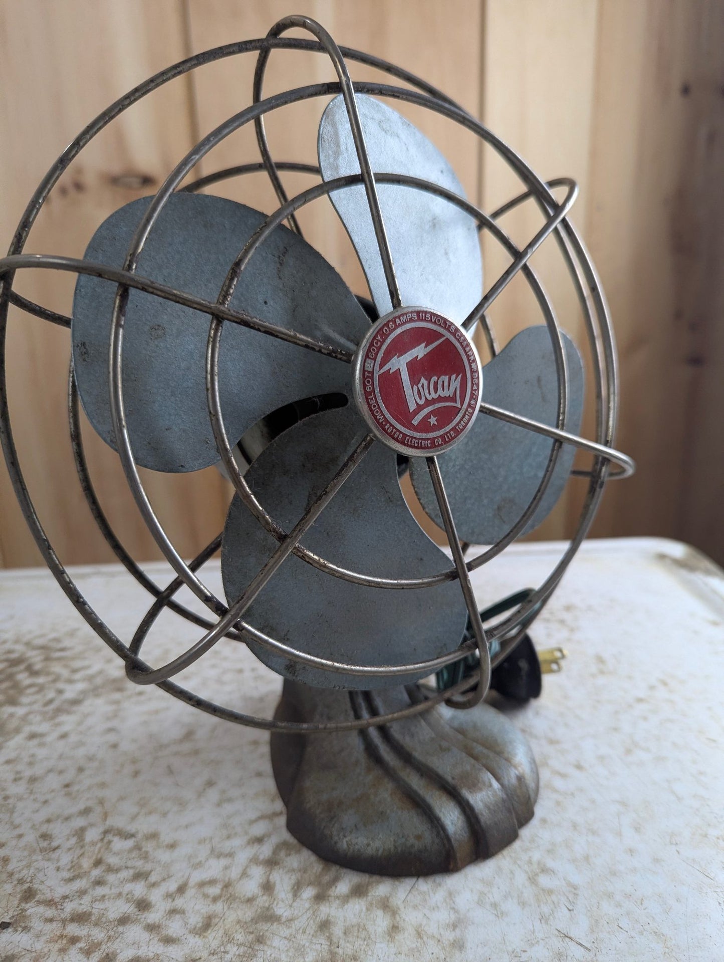 1950s Torcan 60T Desk Fan