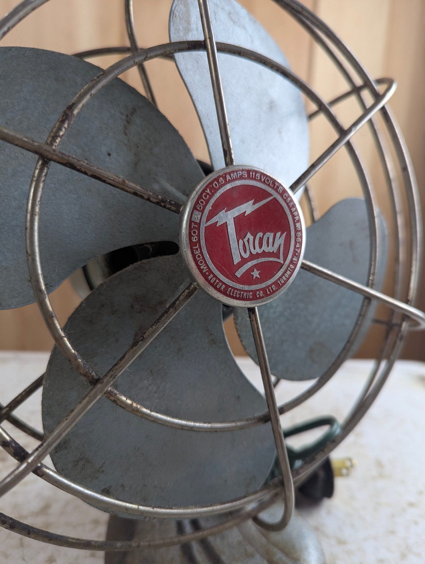1950s Torcan 60T Desk Fan