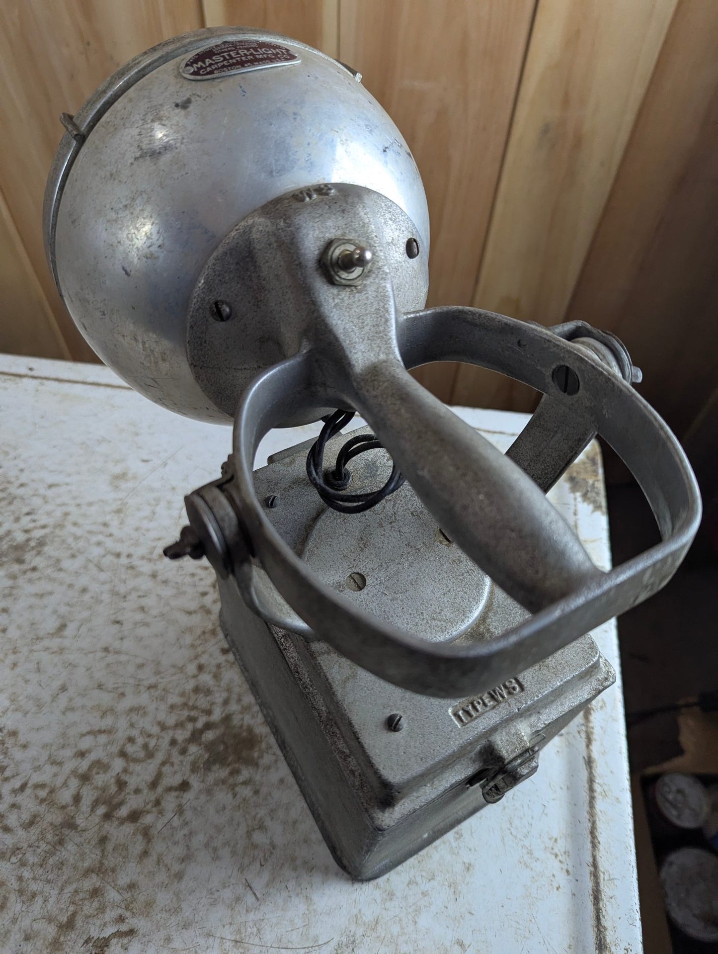 Vintage Carpenter Manufacturing Master-Light Spotlight