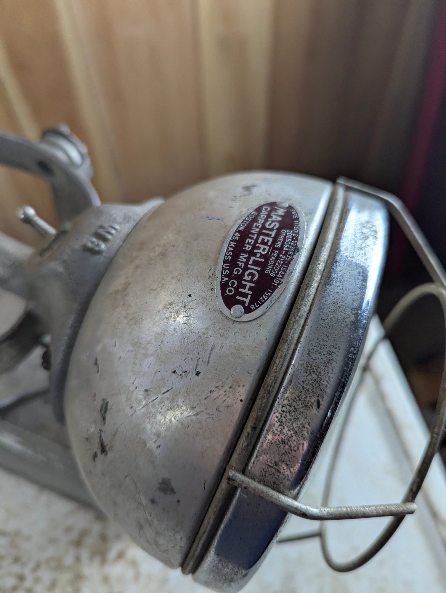 Vintage Carpenter Manufacturing Master-Light Spotlight