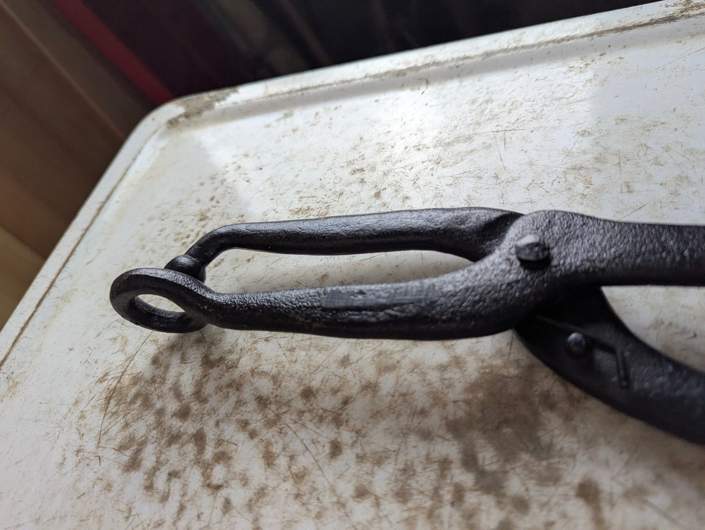 Vintage Cast Iron Ball and Ring Shoe Stretcher Leatherworking Tool