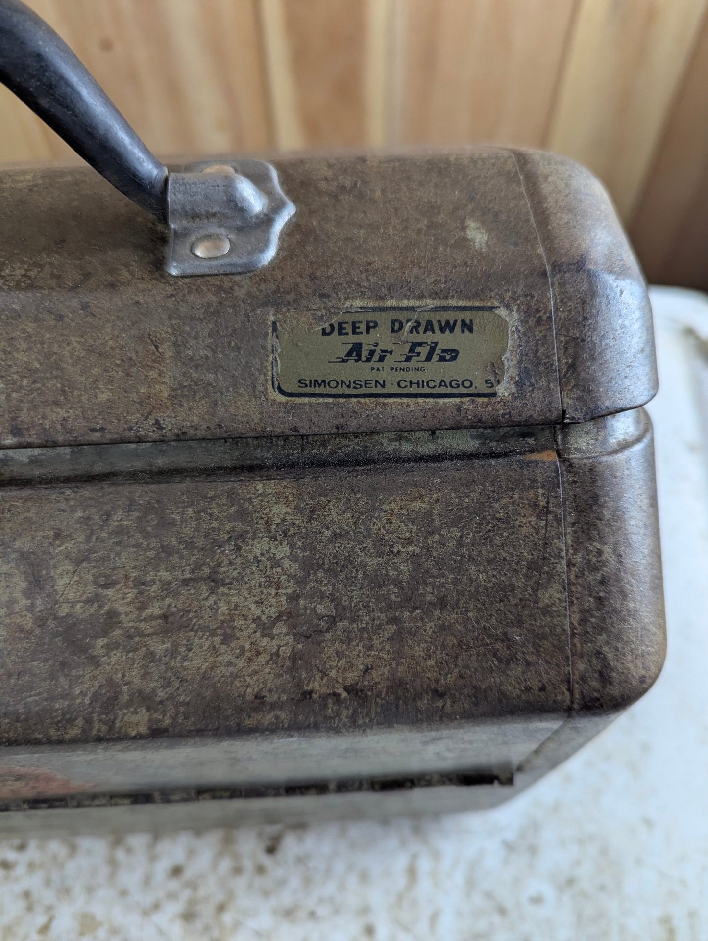 1950s Simosen "Deep Drawn" Tool Tackle Box