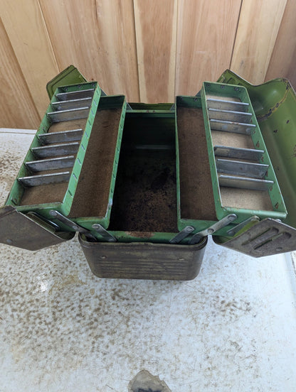 1950s Simosen "Deep Drawn" Tool Tackle Box