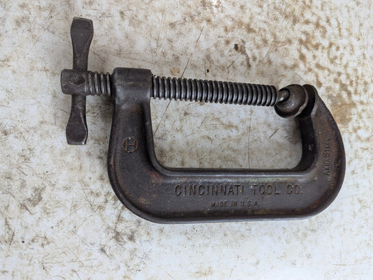 Vintage 4" Cincinnati Tool Co. C-Clamp