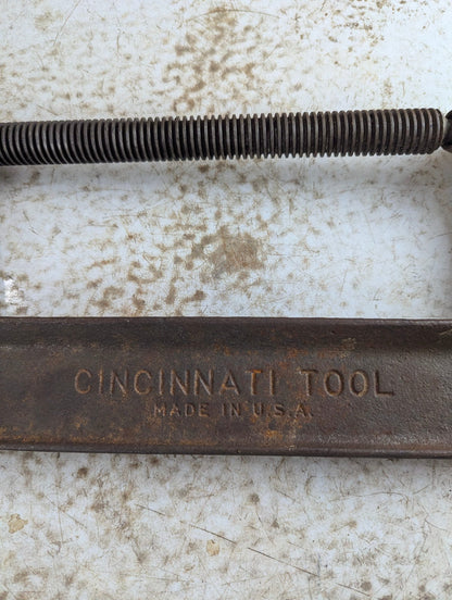 Vintage 10" Cincinnati Tool Co. C-Clamp